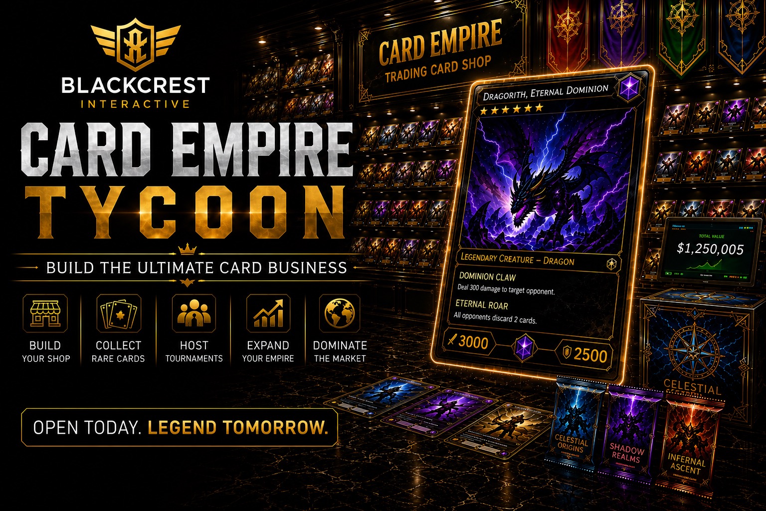 CARD EMPIRE TYCOON official Blackcrest Interactive artwork
