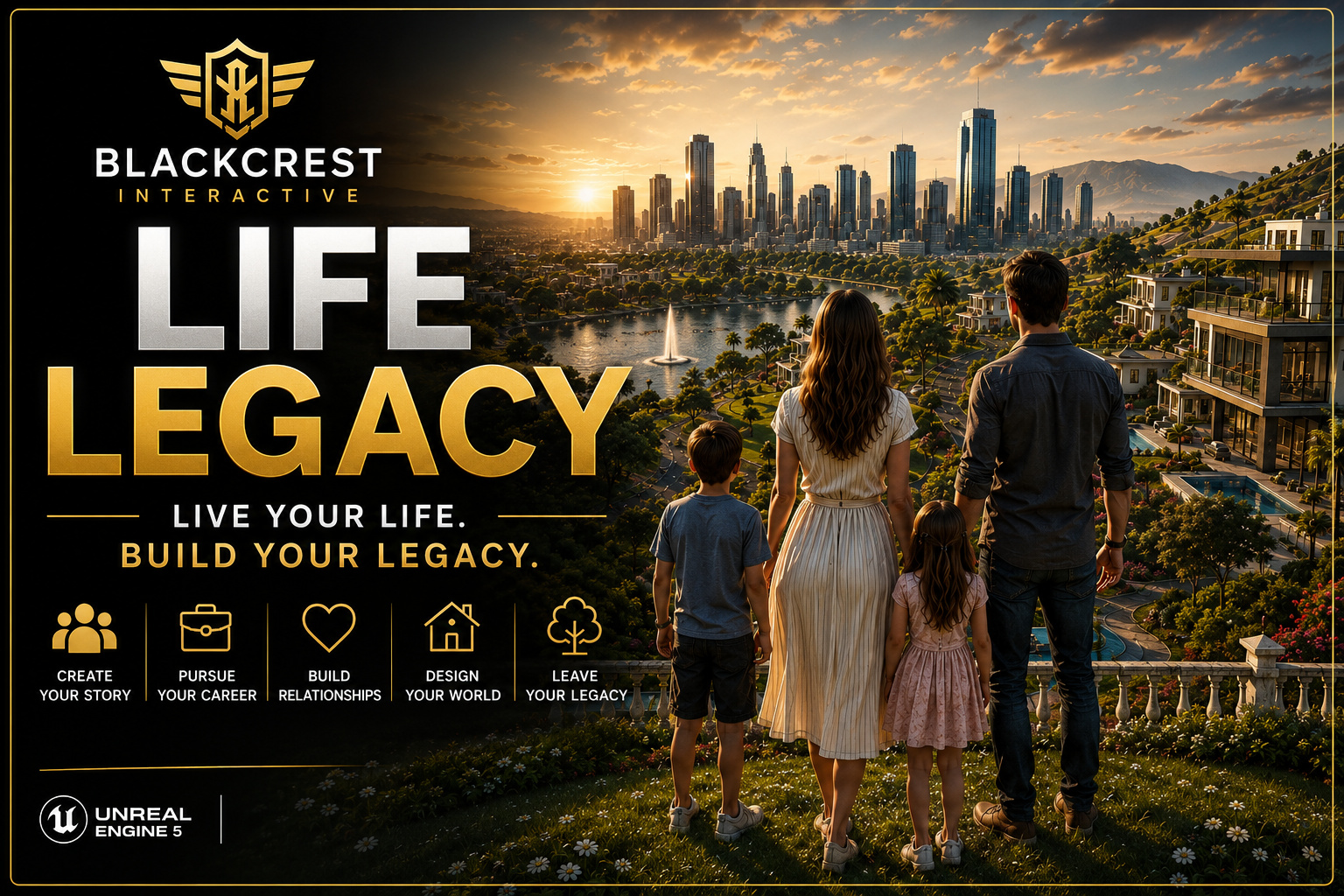 LIFE LEGACY official Blackcrest Interactive artwork