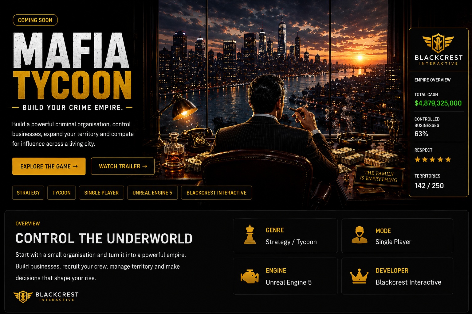MAFIA TYCOON official Blackcrest Interactive artwork
