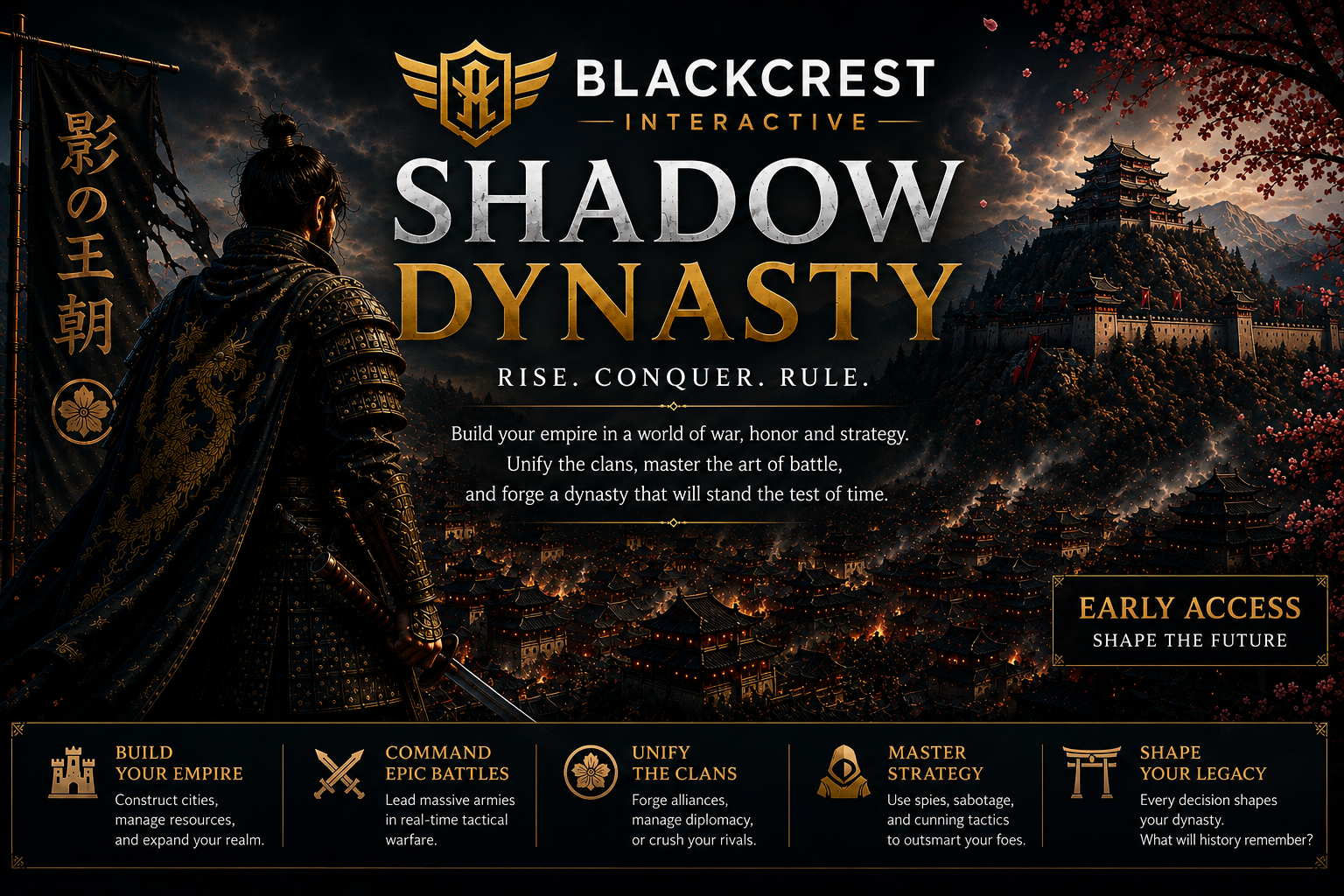 SHADOW DYNASTY official Blackcrest Interactive artwork